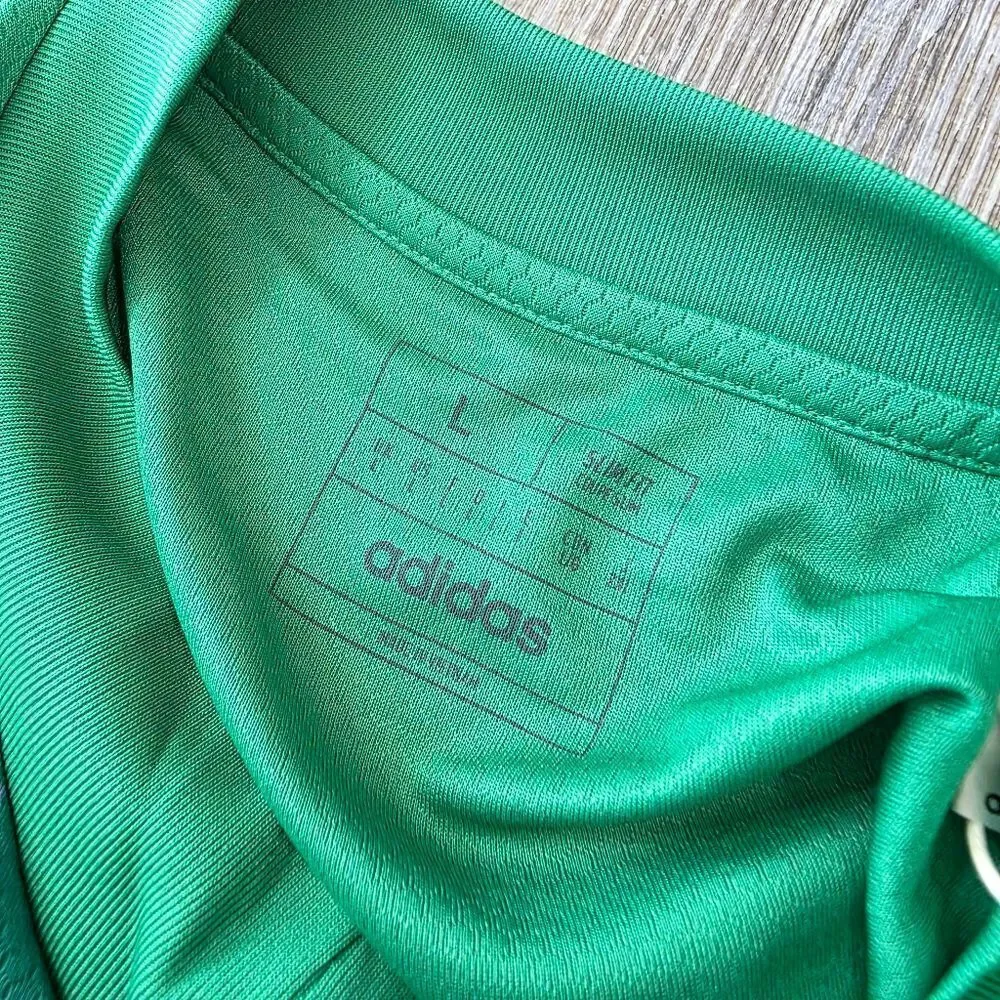 Adidas Tiro 24 Pro Soccer Goalkeeper Jersey Green Yellow Slim Fit IS5349 Men’s L
